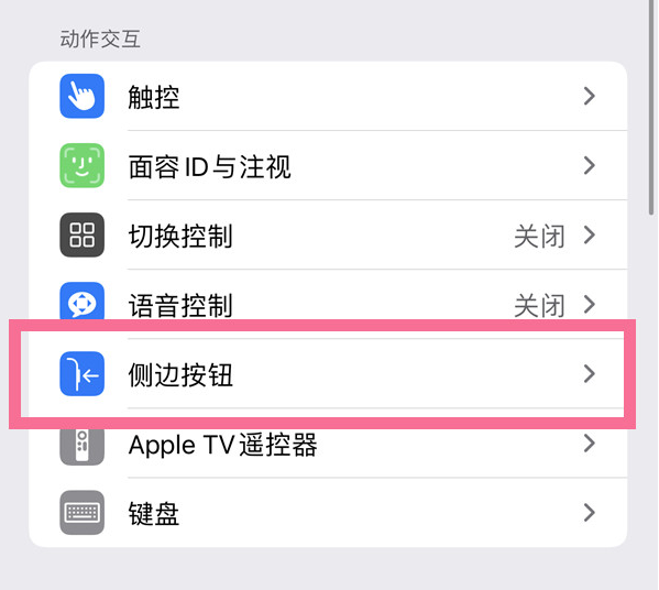 四子王苹果14维修店分享iPhone14 Plus侧键双击下载功能关闭方法 